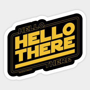 Hello There Sticker